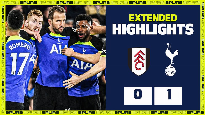 Kane Goal Claims Three Points For Spurs : Extended Highlights : Fulham 0-1 Spurs