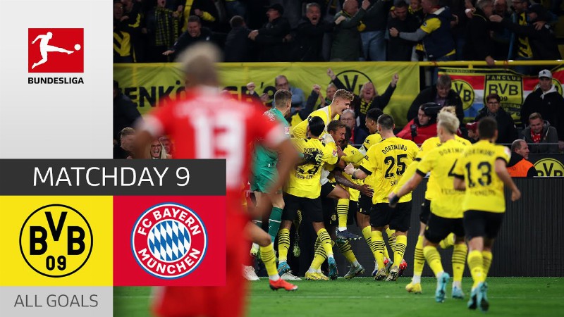 Last-second-spectacle : Borussia Dortmund - Fc Bayern München 2-2 : All Goals : Md 9 – Bundesliga