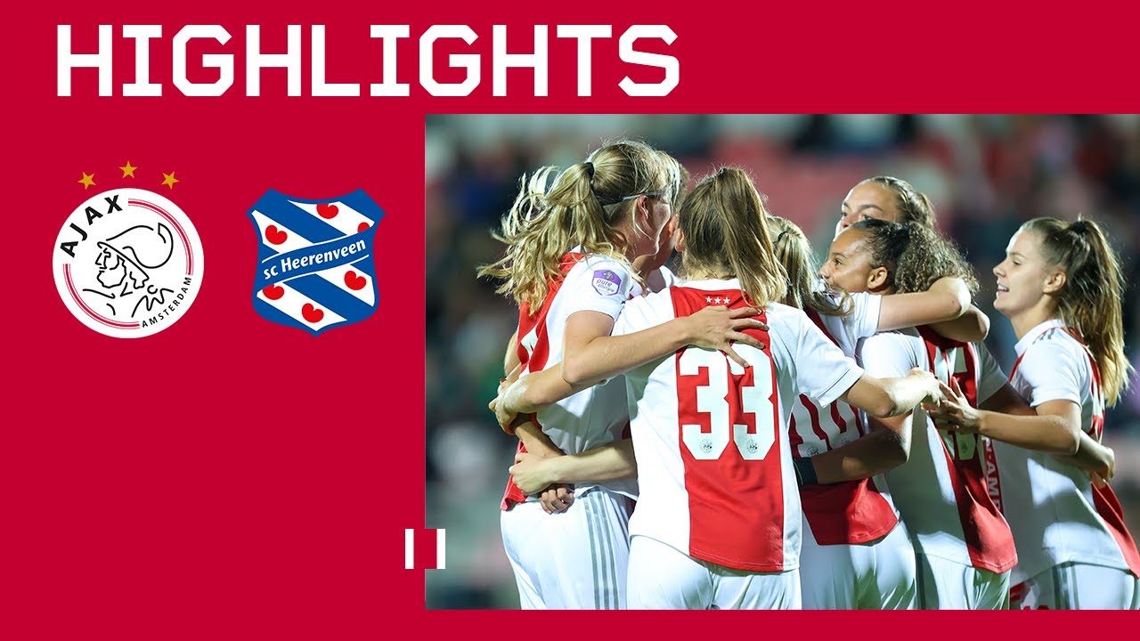 image 0 Late Winner 😍 : Highlights Ajax Vrouwen - Sc Heerenveen : Eredivisie Vrouwen