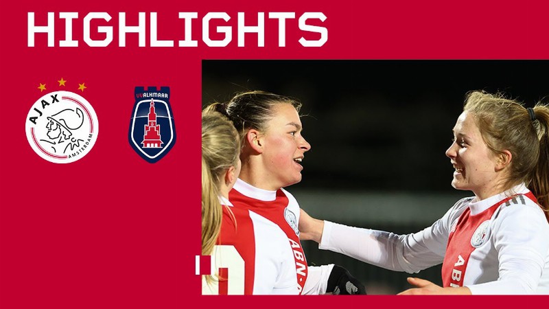 Leuchter Strikes Again! ✌️ : Highlights Ajax Vrouwen - Vv Alkmaar Vrouwen