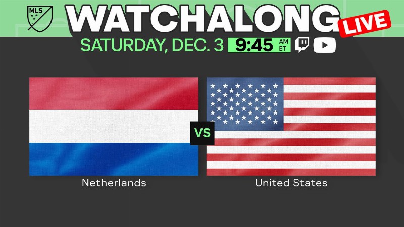Live: Netherlands Vs Usa Postgame With Pa-modou Kah!