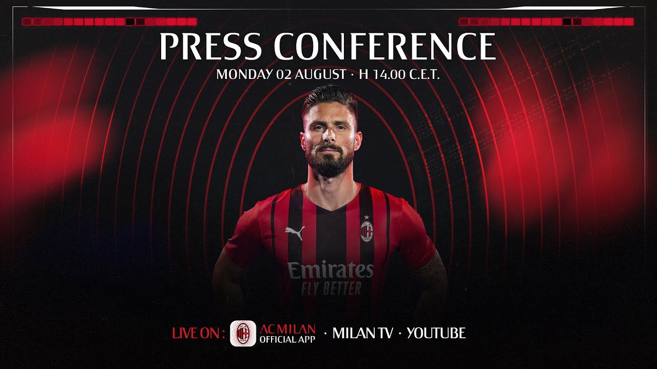 image 0 Live: Olivier Giroud's presentation press conference