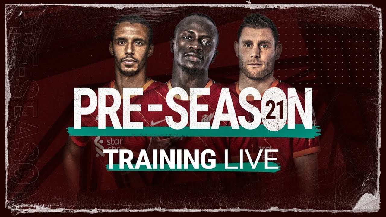 image 0 Live Training: Liverpool Prepare For Bologna In Evian