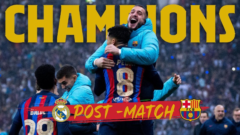 🔴 Livestream: Spanish Supercup Champions! Post-match Analysis I Real Madrid - BarÇa