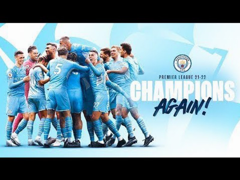 Man City Are Premier League Champions Again! : Manchester Is Blue