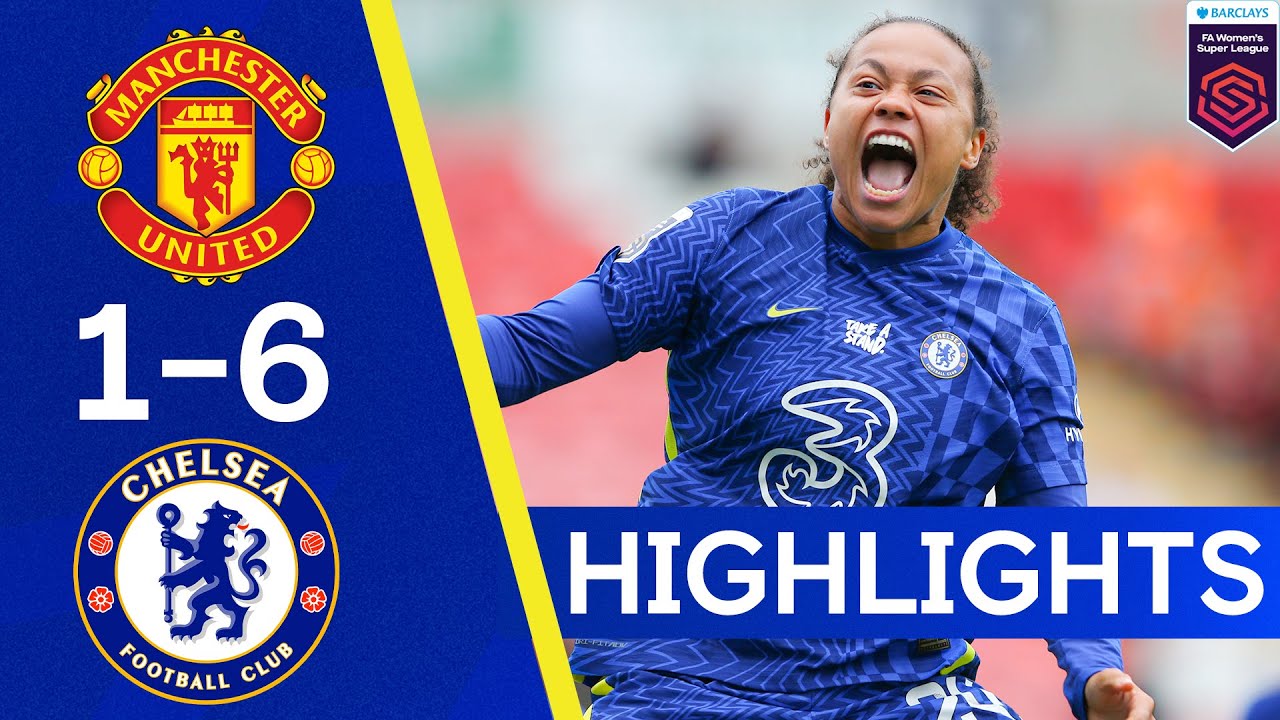 image 0 Manchester United 1-6 Chelsea : The Blues End United's Unbeaten Run In Style : Women's Super League