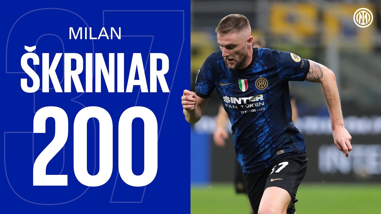 Milan Skriniar : 200 Times Inter 🥳👏🏻⚫🔵