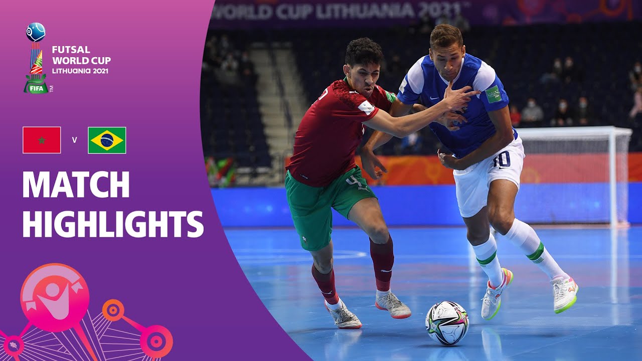 image 0 Morocco V Brazil : Fifa Futsal World Cup 2021 : Match Highlights