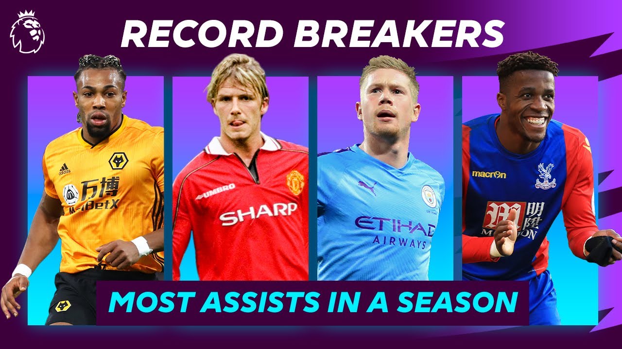 image 0 Most Assists In A Season Ft. Traoré Beckham De Bruyne & Zaha : Premier League : Record Breakers