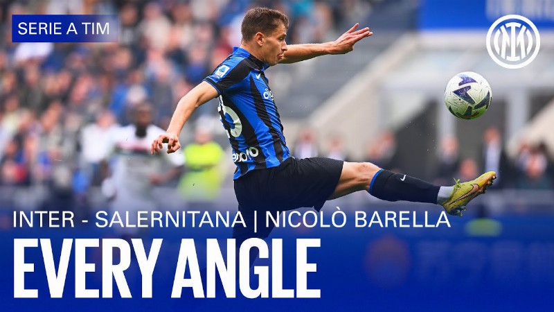 NicolÒ Barella Goal Vs Salernitana : Every Angle ⚫🔵