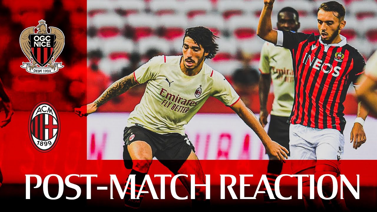 image 0 #OGCNiceMilan | Post-match reactions