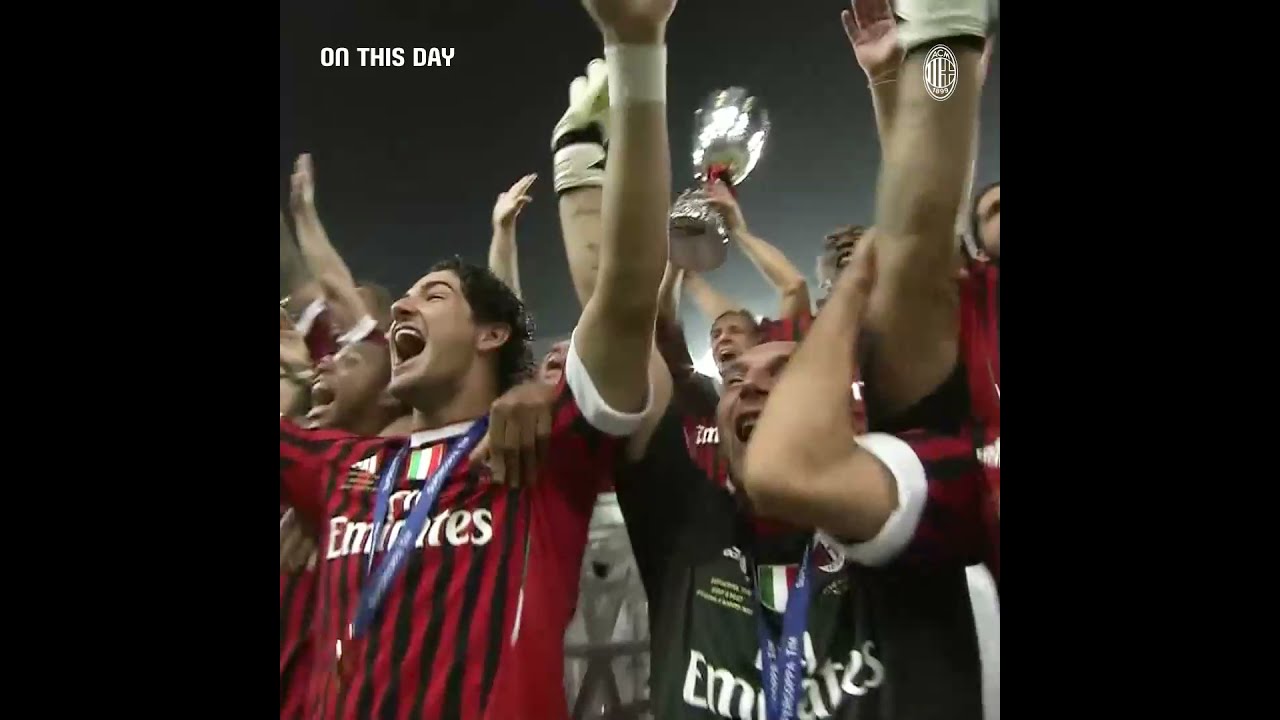 #onthisday : The Supercoppa Win Vs Inter 🏆 : #shorts