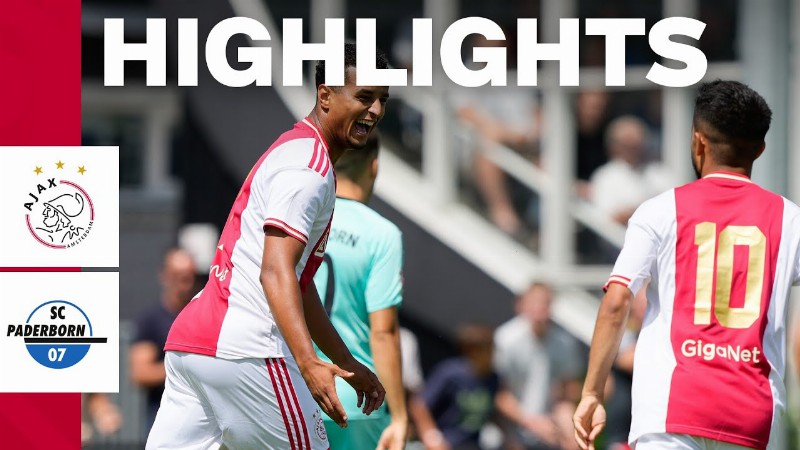 Perfect Free Kick By Ihattaren ✨ : Highlights Ajax - Sc Paderborn : Friendly