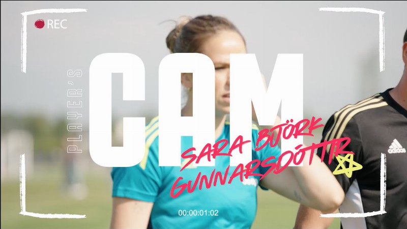 📹🇮🇸 Player Cam: Sara Gunnarsdóttir : Juventus Women Training