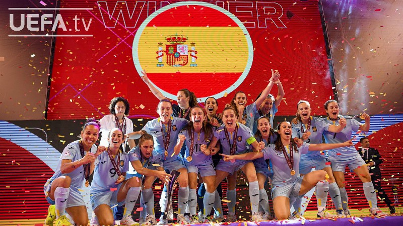 Portugal 3-3 Spain (1-4p) : Women's Futsal Euro Final