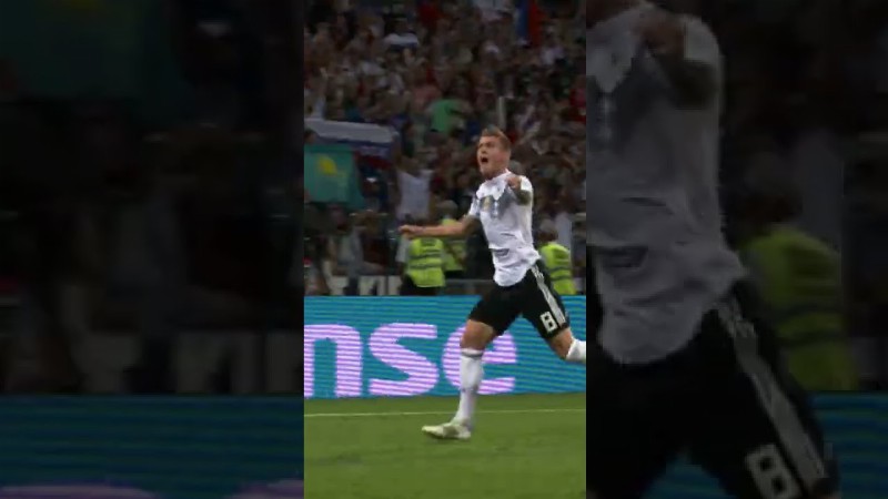 Pov: You're Pitchside For That Toni Kroos Goal 🤯 🚀  : #shorts