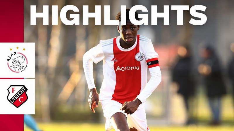 Prachtige Assist 💫 : Highlights Ajax O16 - Fc Utrecht O16