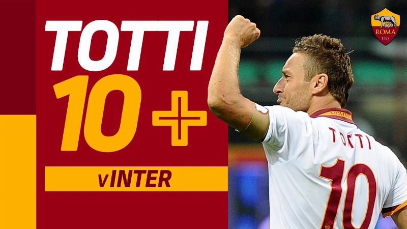 Quel Gol Contro L'inter... 😍 : Totti 10+: Inter
