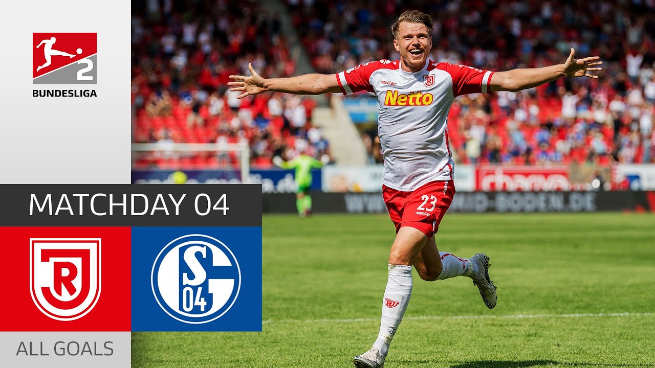 image 0 Regensburg Remains Unbeaten! : Regensburg - Schalke 4-1 : All Goals : Md 4 – Bundesliga 2 - 21/22