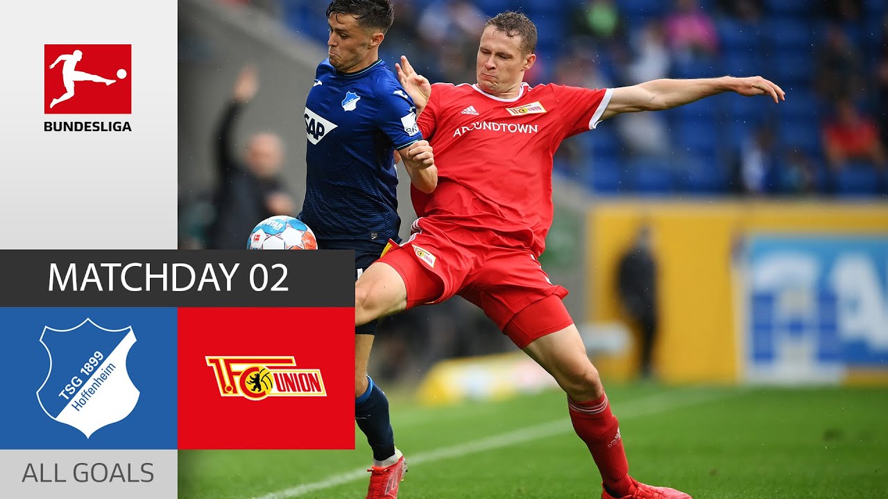 image 0 Remis In Hoffenheim : Sg Hoffenheim - Union Berlin 2:2: All Goals : Matchday 2 – Bundesliga 2021/22