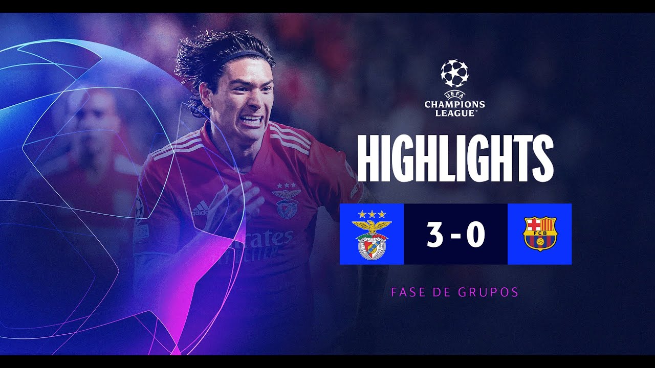 image 0 Resumo/highlights: Sl Benfica 3-0 Fc Barcelona
