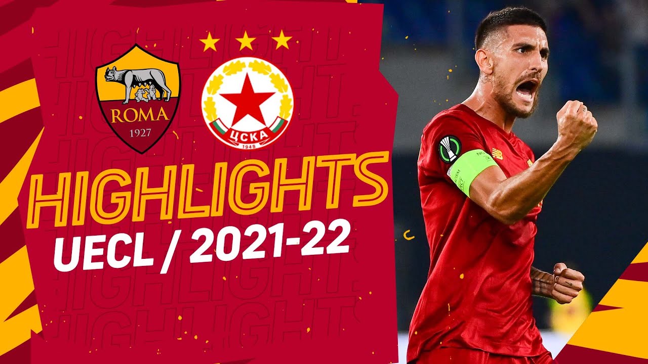 image 0 Roma 5-1 Cska Sofia : Uefa Europa Conference League : Highlights 2021-22