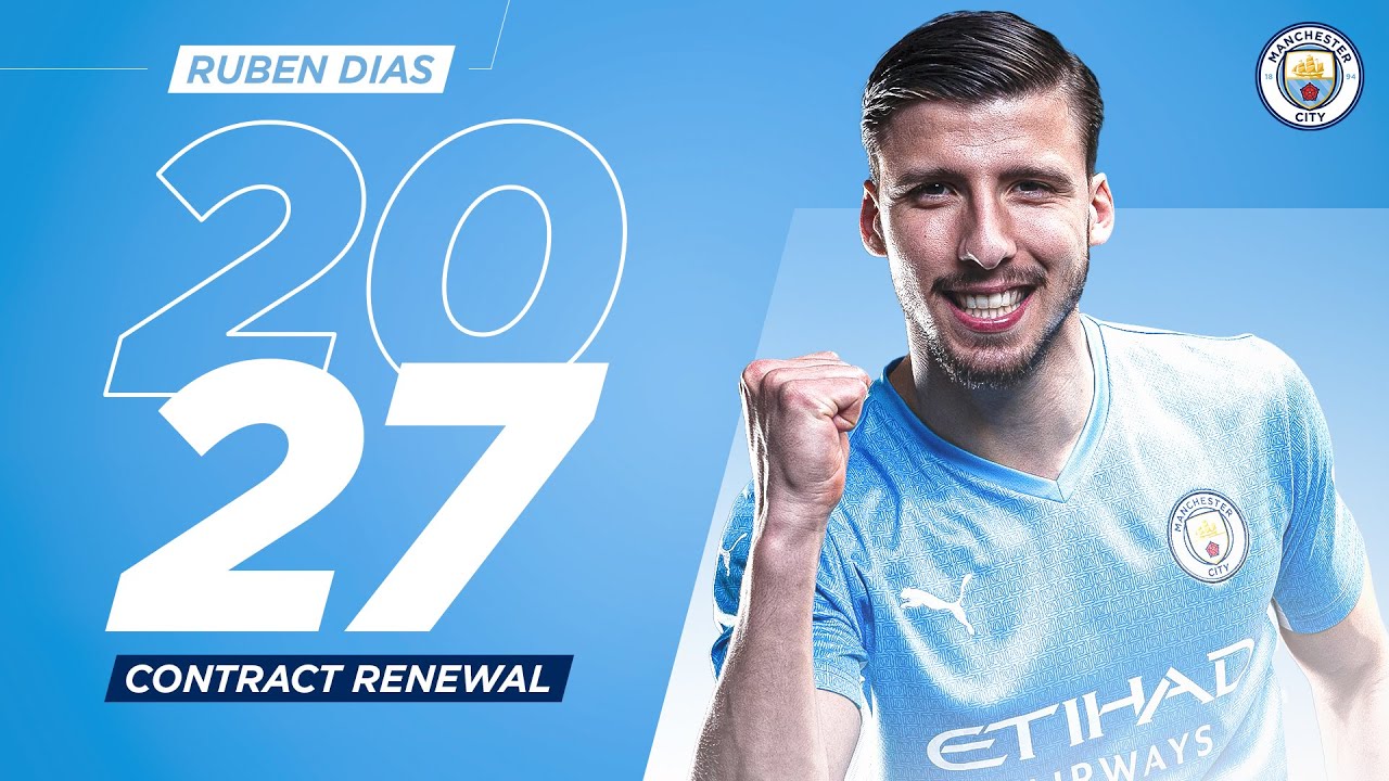 image 0 Rúben Dias New Contract : Man City And Portugal Defender Signs Until 2027!