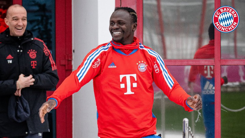 Sadio Mané Is Back On The Training Ground 😁 : Fc Bayern Training