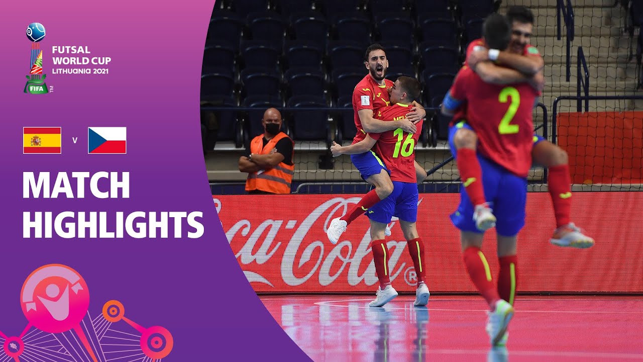 image 0 Spain V Czech Republic : Fifa Futsal World Cup 2021 : Match Highlights