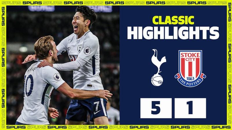 Spurs Hit Festive Five At Wembley! : Classic Highlights : Spurs 5-1 Stoke City