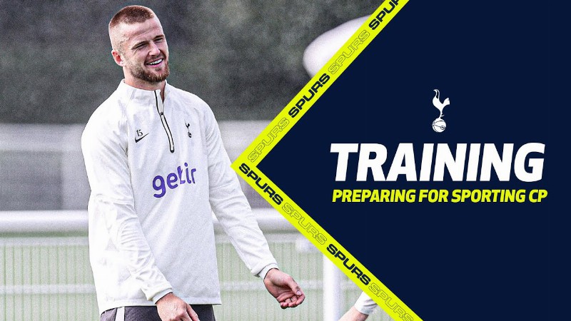 Spurs Prepare For Sporting Lisbon In The Champions League : Training