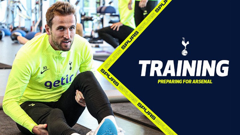 Spurs Train Ahead Of Arsenal Clash : Training