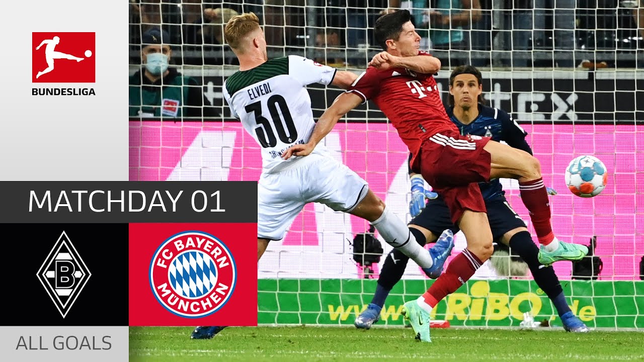image 0 Strong Opening Match : Borussia M'gladbach - Fc Bayern München 1-1 : All Goals : Md 1 – 2021/22