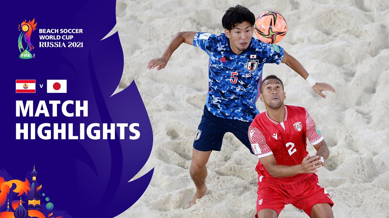 image 0 Tahiti V Japan : Fifa Beach Soccer World Cup 2021 : Match Highlights