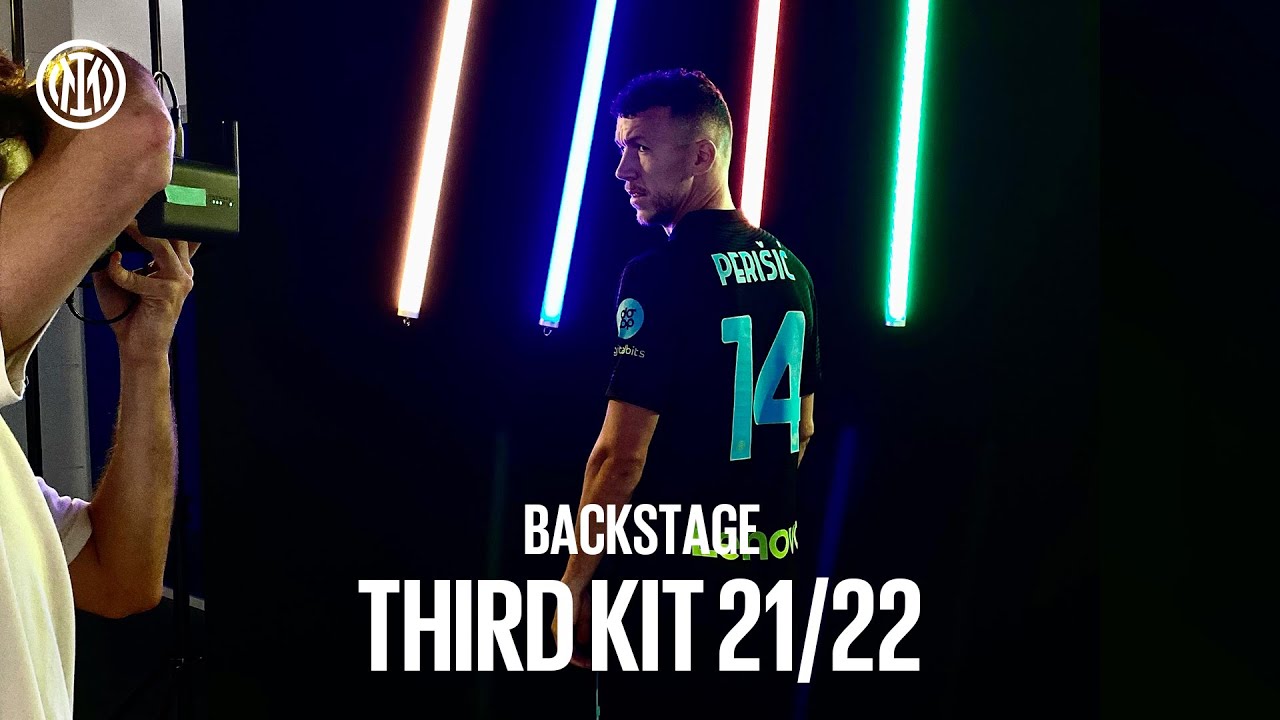 image 0 The New Inter Third Kit 2021/22 : Exclusive Backstage 👀🎬🖤💙🧡💚💛 #iminternazionale #immilano