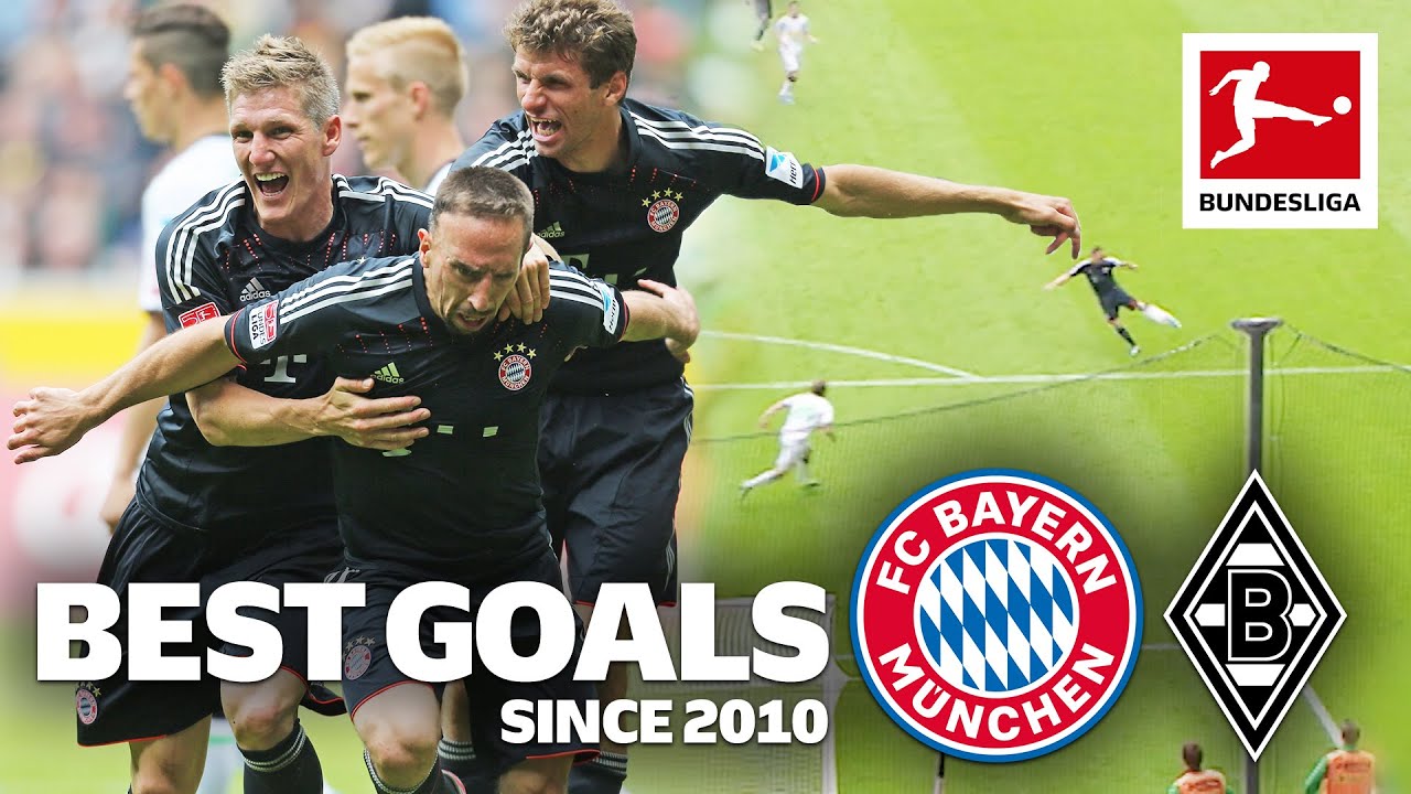 Top 10 Best Goals • Fc Bayern München Vs. Borussia Mönchengladbach