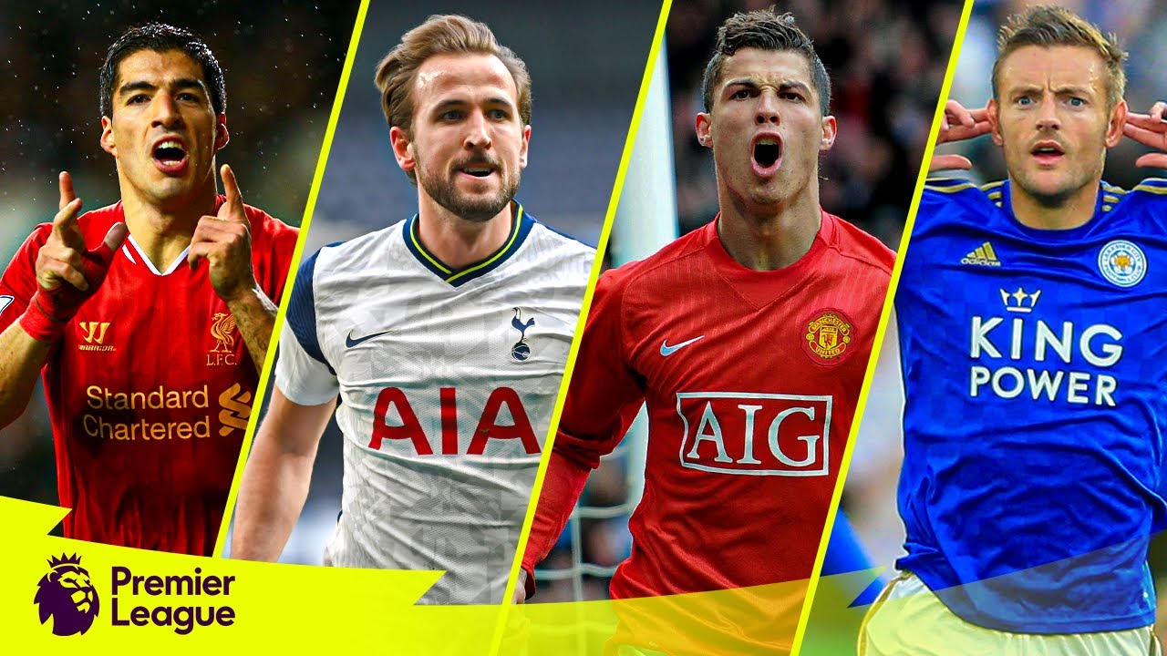 image 0 Top Scorers From Every Season : Premier League : Suarez Kane Ronaldo Vardy & More!
