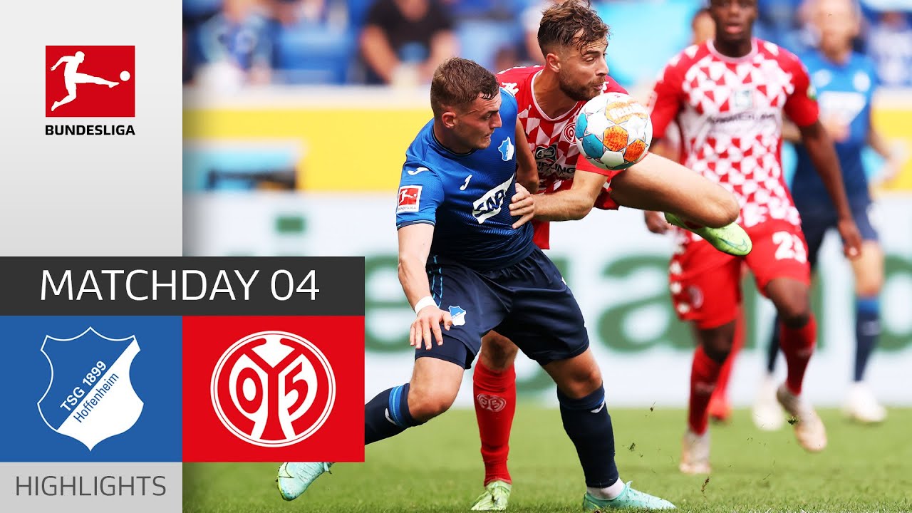 image 0 Tsg Hoffenheim - 1. Fsv Mainz 05 0-2 : Highlights : Matchday 4 – Bundesliga 2021/22