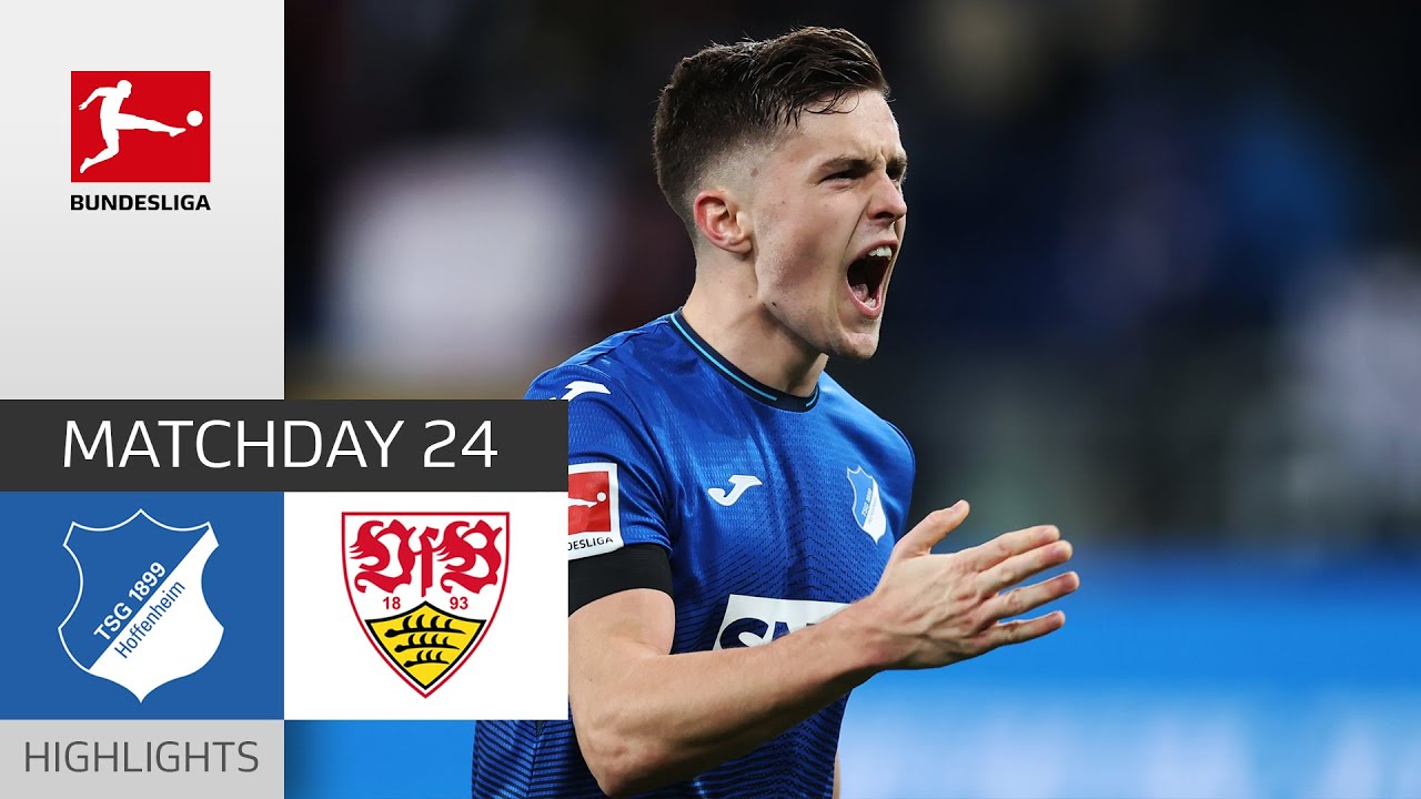 Tsg Hoffenheim - Vfb Stuttgart 2-1 : Highlights : Matchday 24 – Bundesliga 2021/22