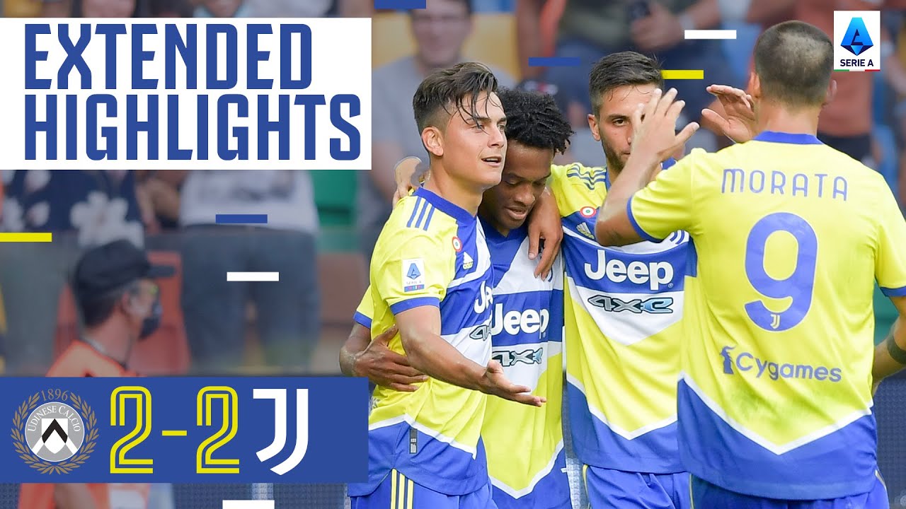 image 0 Udinese 2-2 Juventus : Dybala & Cuadrado Open The Season's Scoring : Extended Highlights