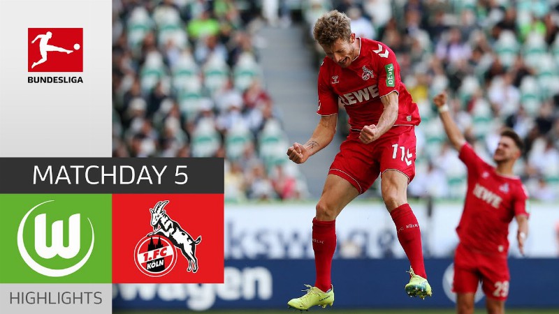Vfl Wolfsburg - 1. Fc Köln 2-4 : Highlights : Matchday 5 – Bundesliga 2022/23