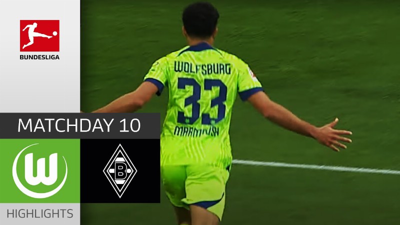 Vfl Wolfsburg - Borussia M'gladbach 2-2 : Highlights : Matchday 10 – Bundesliga 2022/23