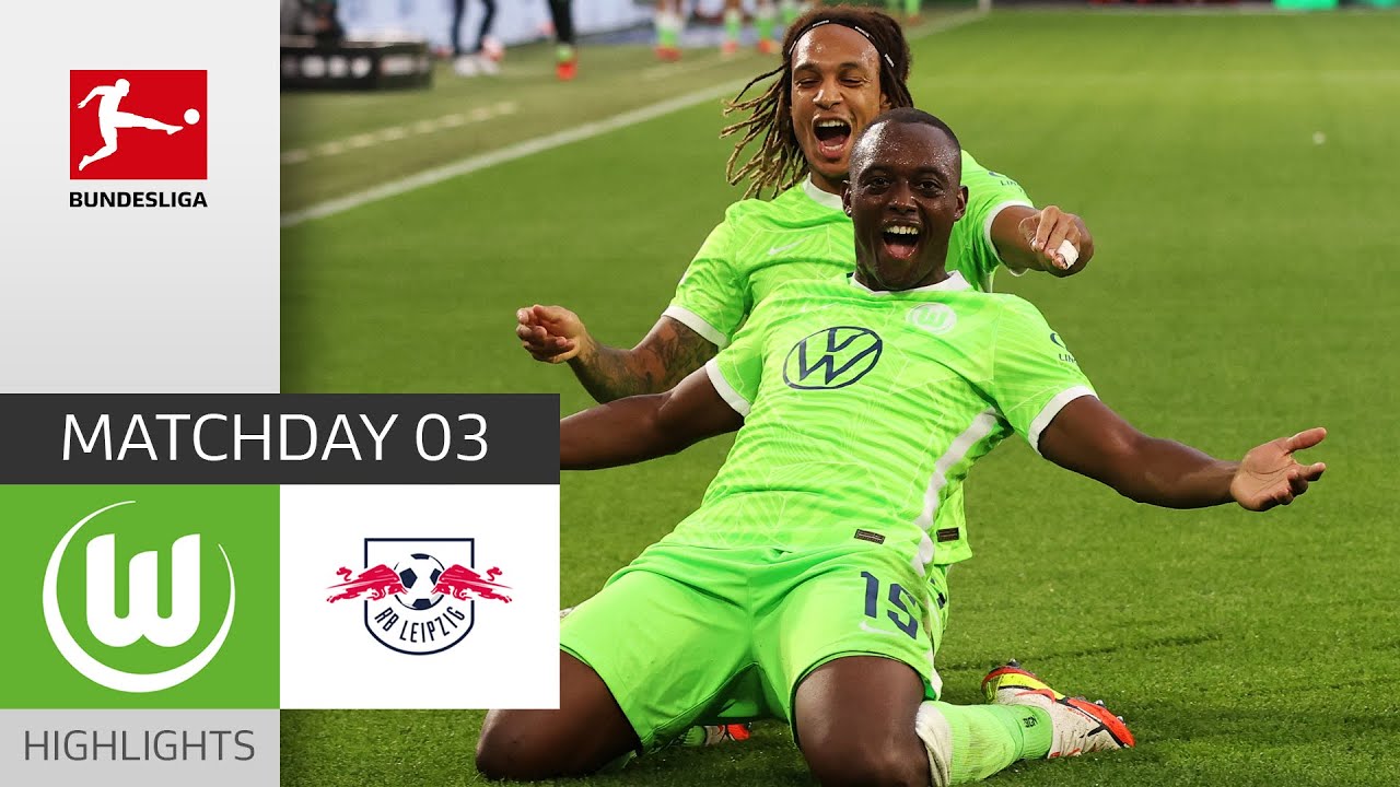 image 0 Vfl Wolfsburg - Rb Leipzig 1-0 : Highlights : Matchday 3 – Bundesliga 2021/22
