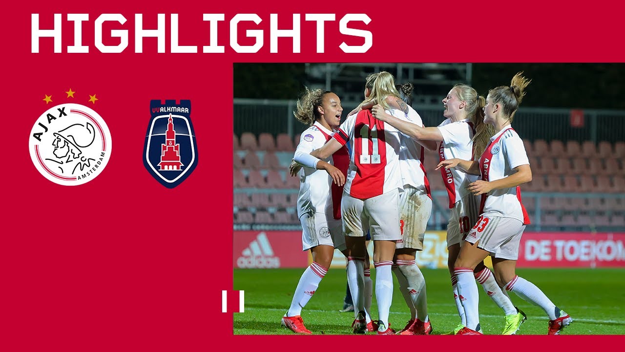 Vijf Goals Voor De Ajax Vrouwen ⚽⚽⚽⚽⚽ : Highlights Ajax Vrouwen - Vv Alkmaar