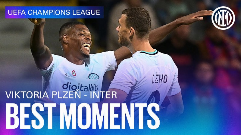 Viktoria Plzen Vs Inter 0-2 : Best Moments : Pitchside Highlights 👀⚫🔵
