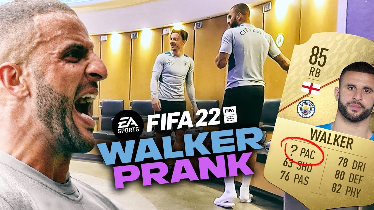 image 0 Who's Put That On My Pace!? : Kyle Walker Fifa22 Prank : Man City